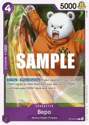 Bepo (ST10-012) - Ultra Deck: The Three Captains Foil