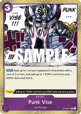 Punk Vise (ST10-017) - Ultra Deck: The Three Captains Foil