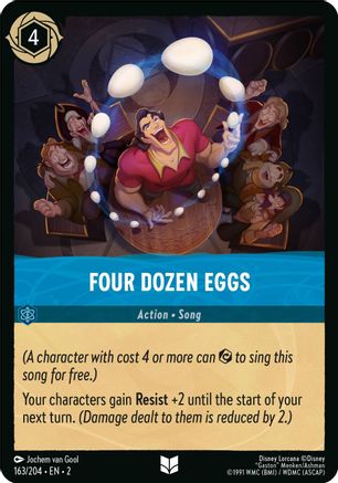 (163/204)  Four Dozen Eggs - Rise of the Floodborn  Cold Foil