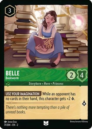 (071/204)  Belle - Bookworm - Rise of the Floodborn  Normal