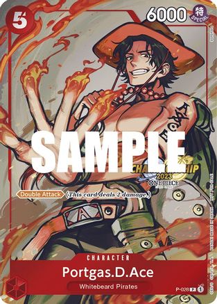 (P-028) Portgas.D.Ace (CS 2023 Event Pack) - One Piece Promotion Cards Foil