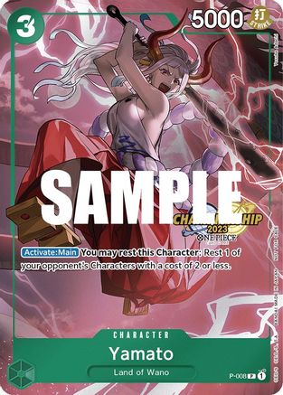 (P-008) Yamato (CS 2023 Celebration Pack) - One Piece Promotion Cards Foil