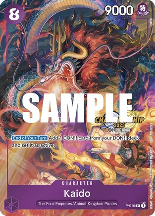 (P-010) Kaido (CS 2023 Celebration Pack) - One Piece Promotion Cards Foil