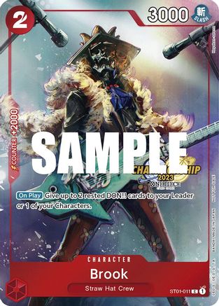 (ST01-011) Brook (CS 2023 Celebration Pack) - One Piece Promotion Cards Foil