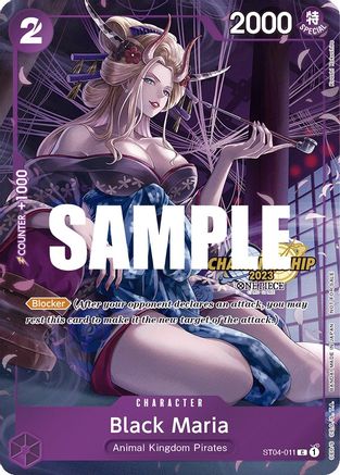 (ST04-011) Black Maria (CS 2023 Celebration Pack) - One Piece Promotion Cards Foil