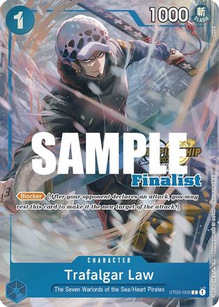 (ST03-008) Trafalgar Law (CS 2023 Top Players Pack) [Finalist] - One Piece Promotion Cards Foil