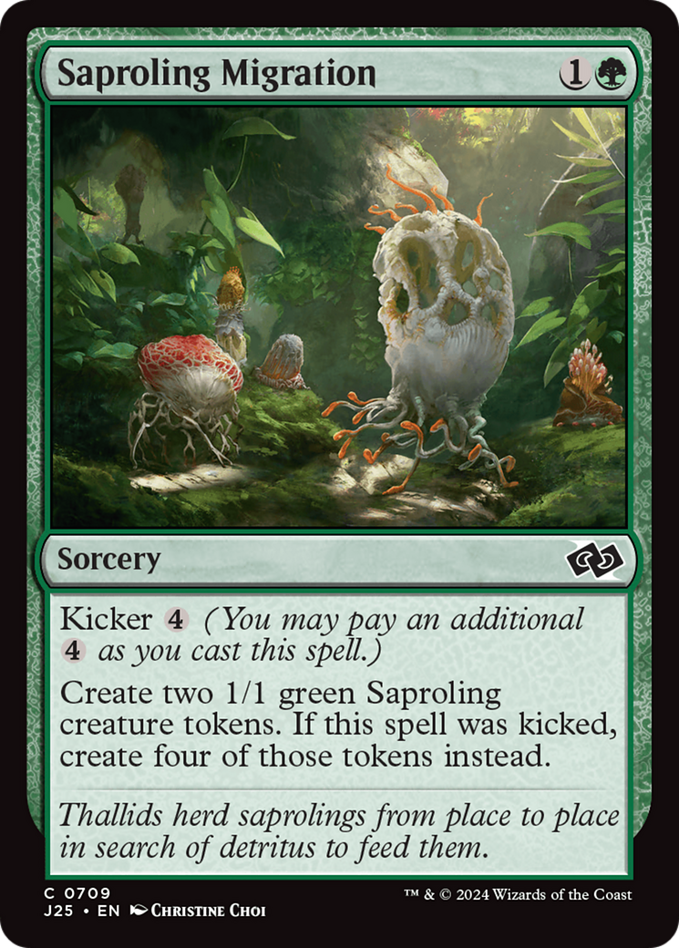 Saproling Migration (J25-709) - Foundations Jumpstart Foil