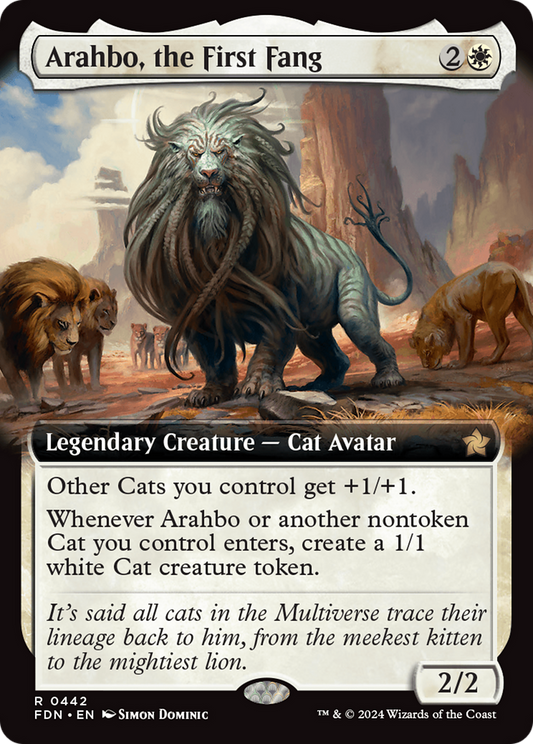 Arahbo, the First Fang (FDN-442) - Foundations: (Extended Art)