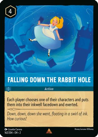 (162/204)  Falling Down the Rabbit Hole - Rise of the Floodborn  Cold Foil