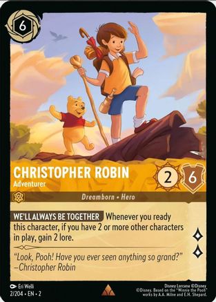(002/204)  Christopher Robin - Adventurer - Rise of the Floodborn  Normal
