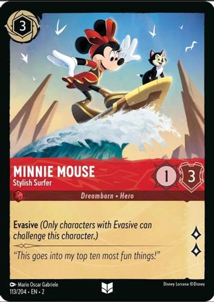 (113/204)  Minnie Mouse - Stylish Surfer - Rise of the Floodborn  Normal