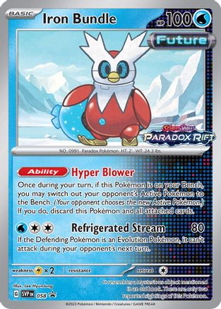 Iron Bundle (Prerelease) (58) - SV Scarlet & Violet Promo Cards Holofoil - Promo