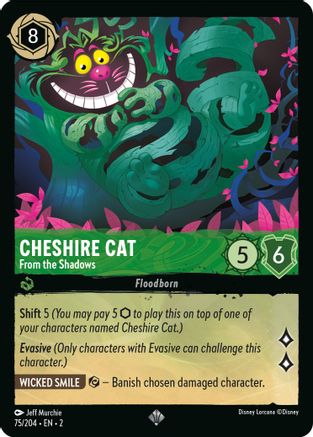 Cheshire Cat - From the Shadows (75/204) - Rise of the Floodborn Cold Foil