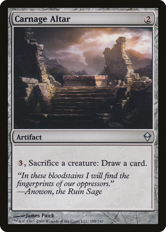 Carnage Altar (ZEN-198) - Zendikar Foil