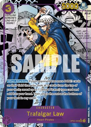 (OP05-069) Trafalgar Law (069) (Alternate Art) (Manga) - Awakening of the New Era Foil