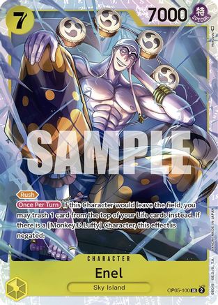 Enel (100) (OP05-100) - Awakening of the New Era Foil