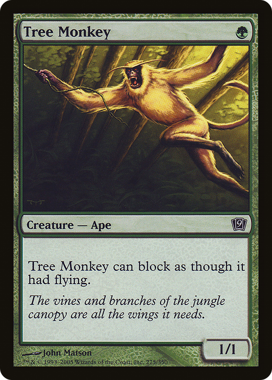 Tree Monkey (9ED-275★) - Ninth Edition Foil