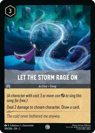 (199/204)  Let the Storm Rage On - Rise of the Floodborn  Cold Foil