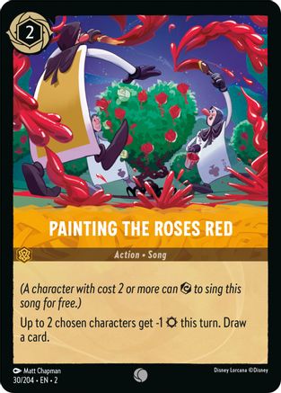 (030/204)  Painting the Roses Red - Rise of the Floodborn  Cold Foil