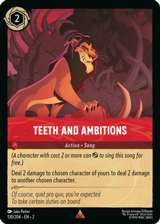 Teeth and Ambitions (130/204) - Rise of the Floodborn Cold Foil