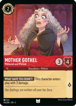 (116/204)  Mother Gothel - Withered and Wicked - Rise of the Floodborn  Normal