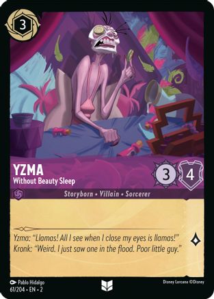 (061/204)  Yzma - Without Beauty Sleep - Rise of the Floodborn  Cold Foil