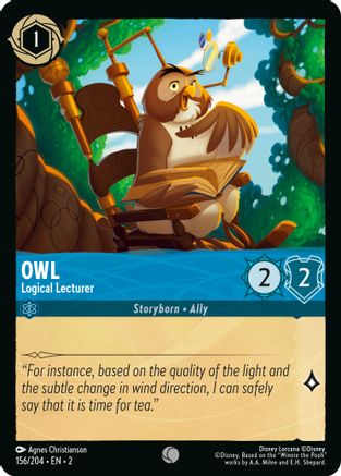 Owl - Logical Lecturer (156/204) - Rise of the Floodborn