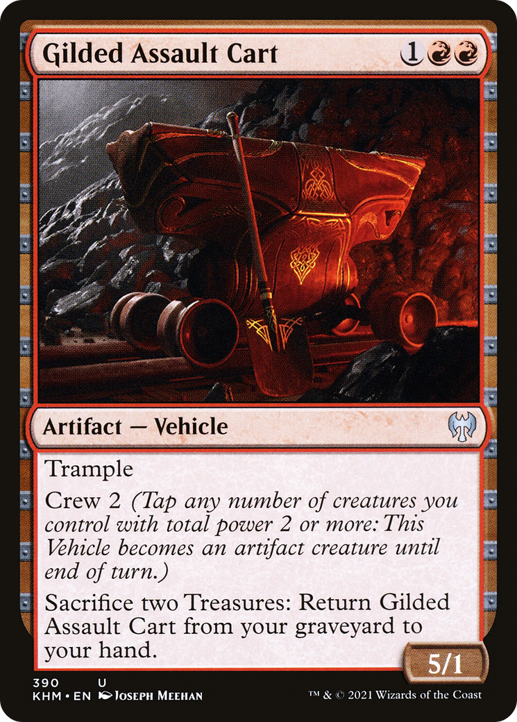 Gilded Assault Cart (KHM-390) - Kaldheim Foil