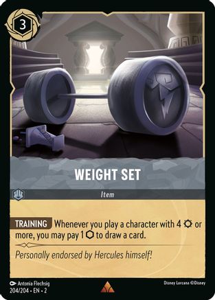(204/204)  Weight Set - Rise of the Floodborn  Cold Foil