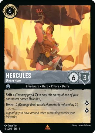 (181/204)  Hercules - Divine Hero - Rise of the Floodborn  Cold Foil