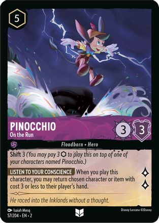 (057/204)  Pinocchio - On the Run - Rise of the Floodborn  Normal
