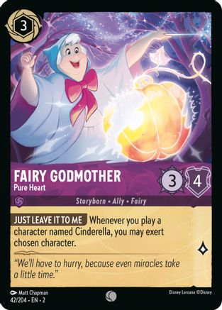 Fairy Godmother - Pure Heart (42/204) - Rise of the Floodborn Cold Foil