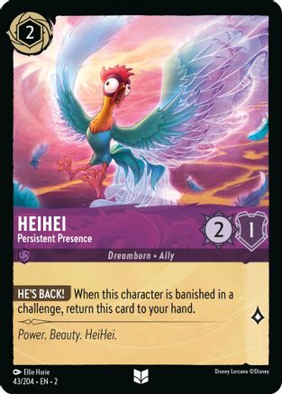 (043/204)  HeiHei - Persistent Presence - Rise of the Floodborn  Cold Foil