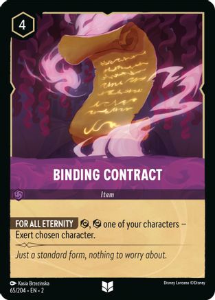 (065/204)  Binding Contract - Rise of the Floodborn  Normal