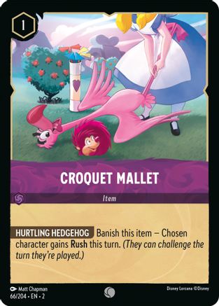(066/204)  Croquet Mallet - Rise of the Floodborn  Cold Foil