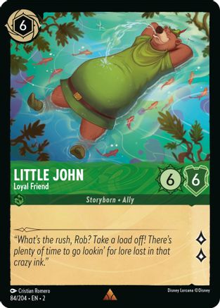 (084/204)  Little John - Loyal Friend - Rise of the Floodborn  Cold Foil