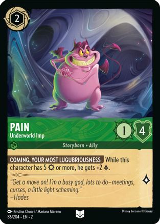 (086/204)  Pain - Underworld Imp - Rise of the Floodborn  Normal