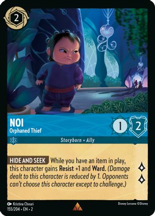 (155/204)  Noi - Orphaned Thief - Rise of the Floodborn  Cold Foil