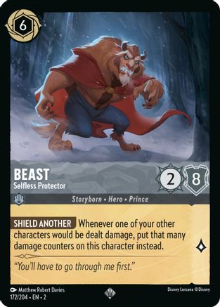 (172/204)  Beast - Selfless Protector - Rise of the Floodborn  Cold Foil