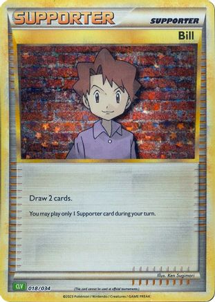 Bill (CLV) (18/034) - Trading Card Game Classic Holofoil - Classic Collection