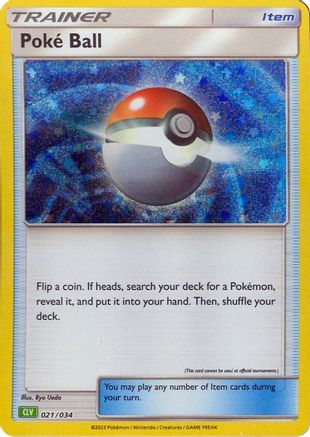 Poke Ball (CLV) 21 - Trading Card Game Classic Holofoil