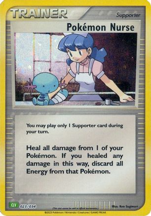 Pokemon Nurse 23 - Trading Card Game Classic Holofoil