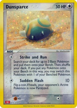 Dunsparce 15 - Trading Card Game Classic Holofoil