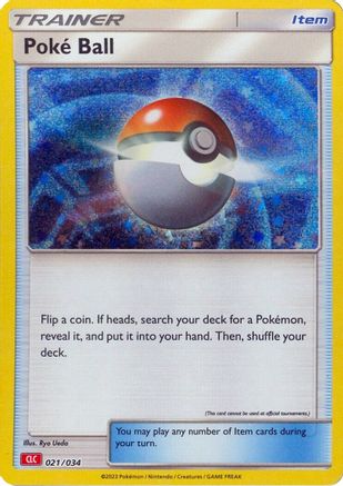 Poke Ball (CLC) 21 - Trading Card Game Classic Holofoil