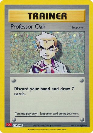 Professor Oak (CLC) 23 - Trading Card Game Classic Holofoil