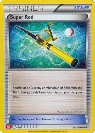 Super Rod (CLC) 27 - Trading Card Game Classic Holofoil