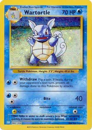 Wartortle 2 - Trading Card Game Classic Holofoil