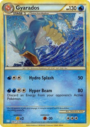 Gyarados (7/034) - Trading Card Game Classic Holofoil - Classic Collection