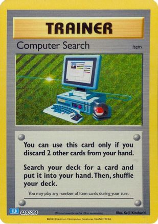 Computer Search (CLB) (20/034) - Trading Card Game Classic Holofoil - Classic Collection
