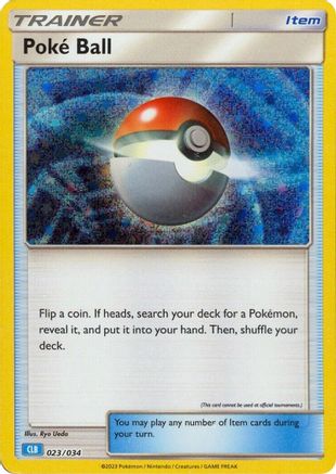 Poke Ball (CLB) 23 - Trading Card Game Classic Holofoil